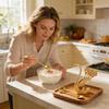 Creative Swan-Shaped Coffee Bracket Stirring Spoon Set 6 Pieces Zinc Alloy Stirring Coffee Bar Spoons Set With Swan Holder