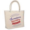Beach Bag - PLANETEE - Insulated Butcher Best In the Whole World - Natural Cotton - Large Capacity - Printed In France