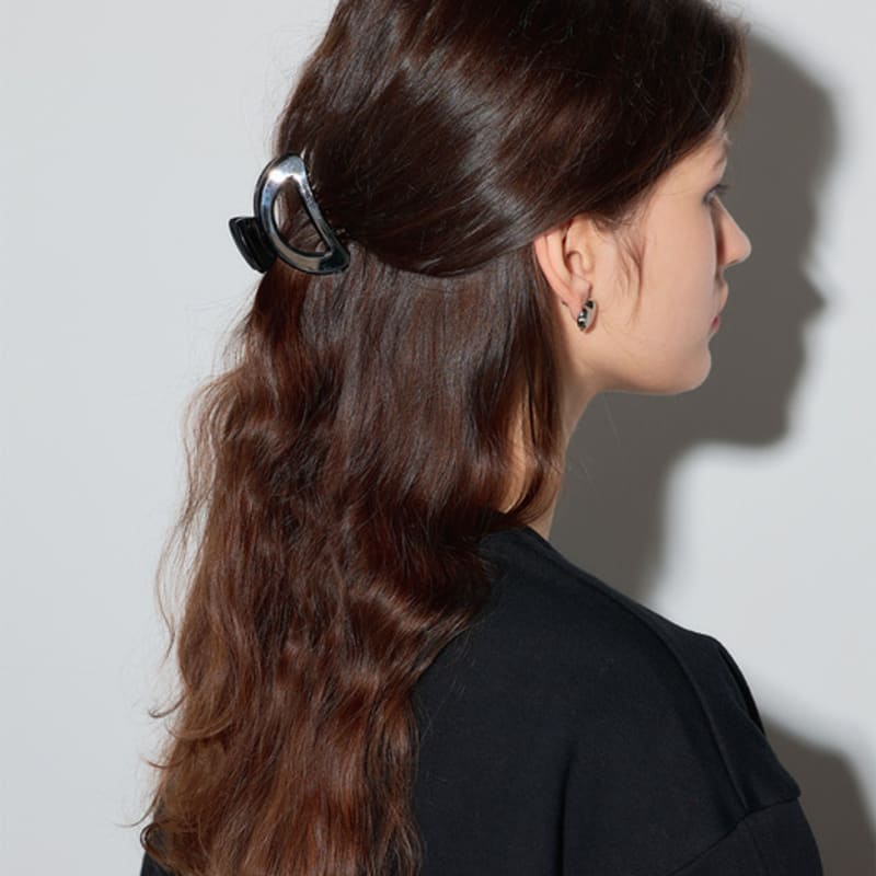 

Les Bijoux Philosophy LB_Black mirror hair claw_3type WAVE_FREE