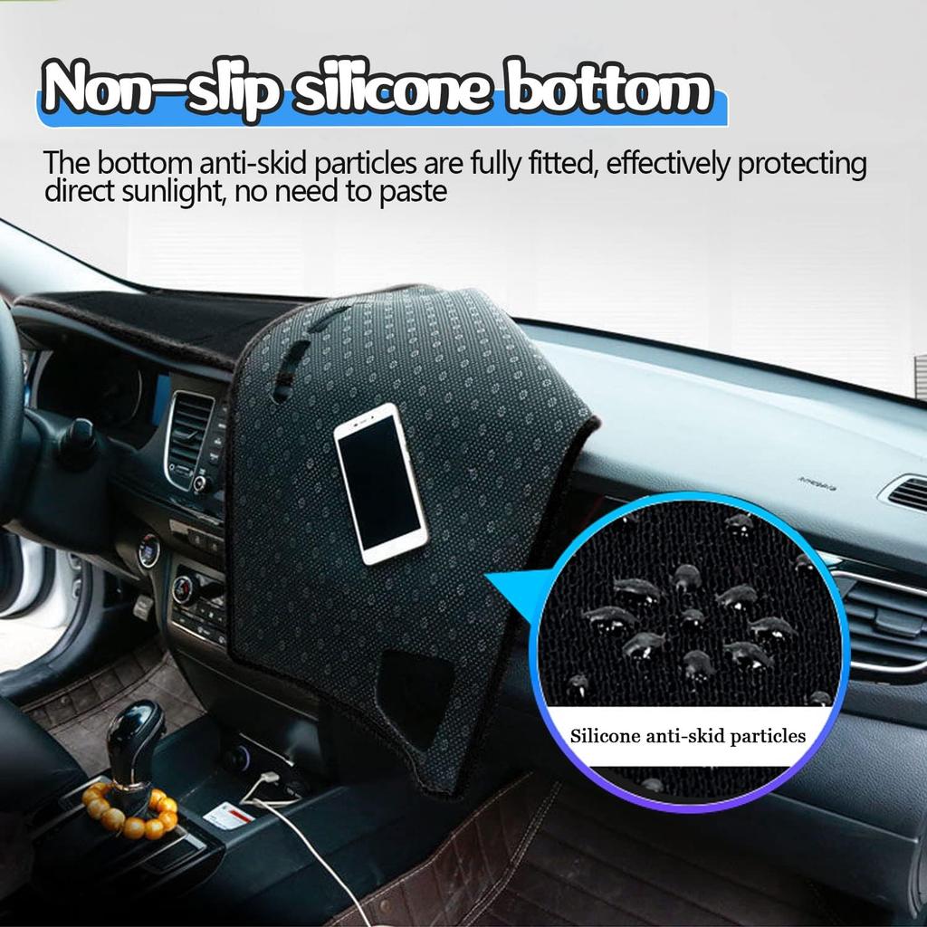 Dashboard Cover Dash Cover Mat Pad Carpet Custom for Jeep Grand Cherokee 2011-2021 Accessories(NOT for Jeep Cherokee & Grand Cherokee L) Anti-Skid