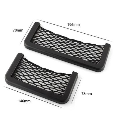Torba do przechowywania w samochodzie 20*8CM/8*15CMAuto Paste Net Pocket Phone Holder Akcesoria samochodowe Uniwersalny samochód