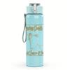 1PC Cartoon Character Couple Minimalist Sketch Print 750ml Portable Sports Water Bottle Leakproof Gym Outdoor Travel Drink Cup