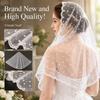 Polka Dot Triangle Scarf Vintage Style Head Scarf Elegant Bridal Veil  Bridal Shoot