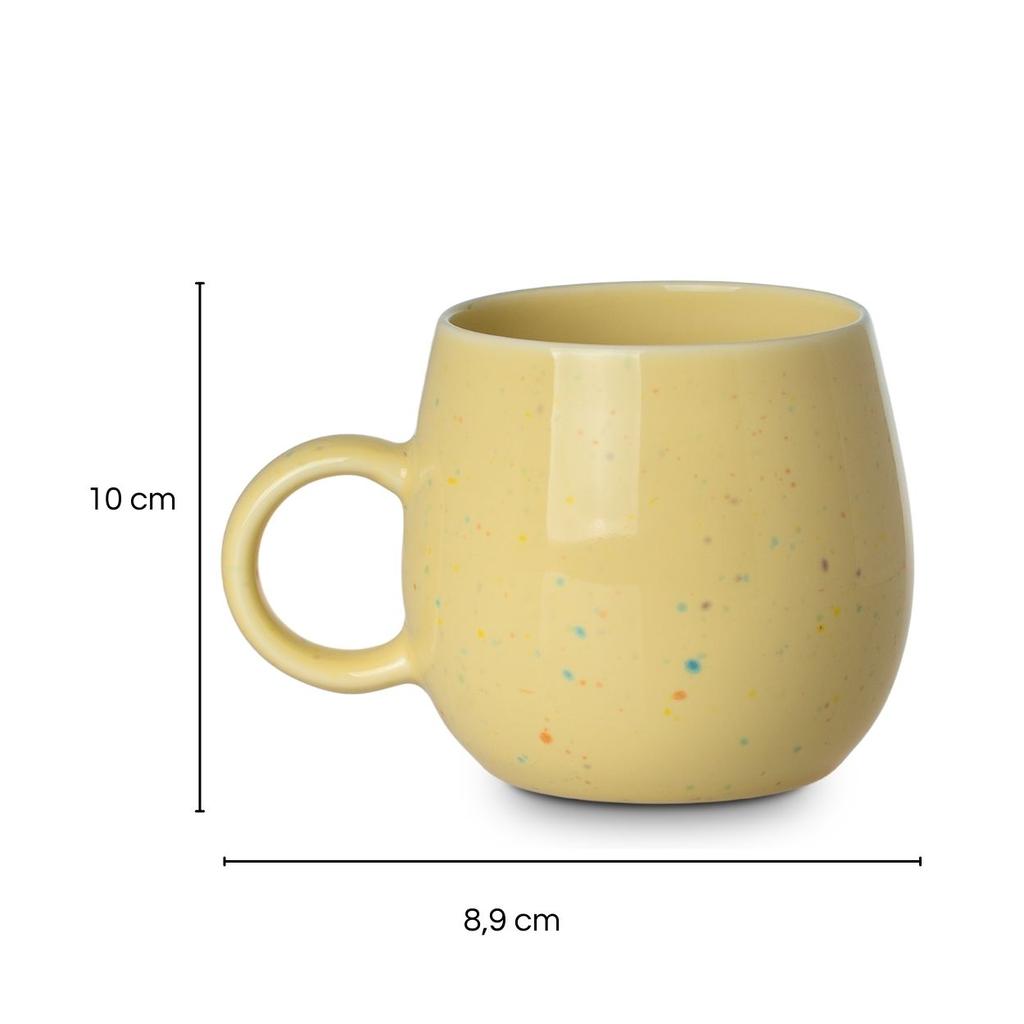 Żółty Kubek 480 Ml Speckle Pop