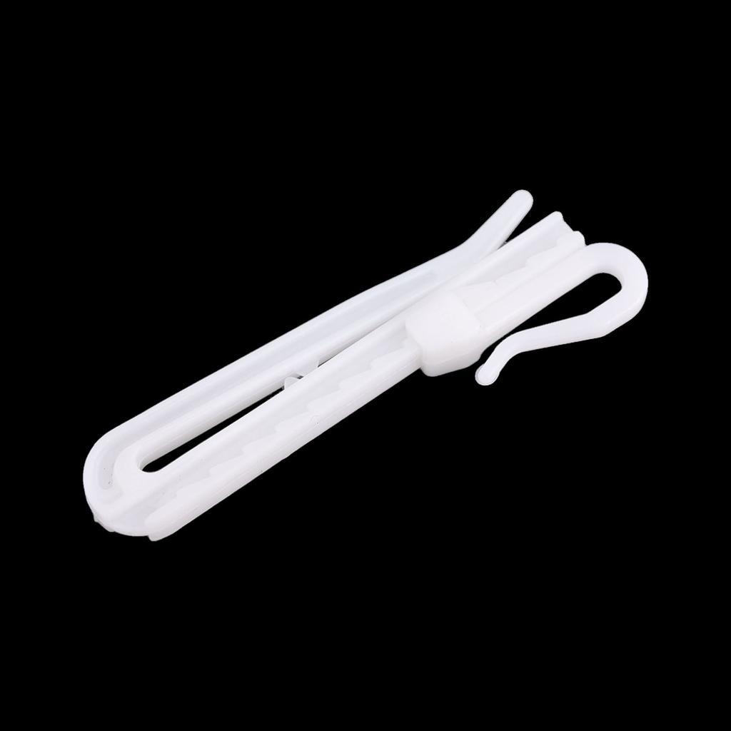 Stable Support Home Curtain Hooks 100pcs Depth Adjustable Hooks Flexibly Adjustable Greater Load-bearing Capacity