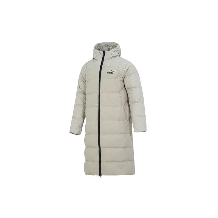 PUMA Down Jackets Men's Marble Gray Hooded Thickened Other 672435-68