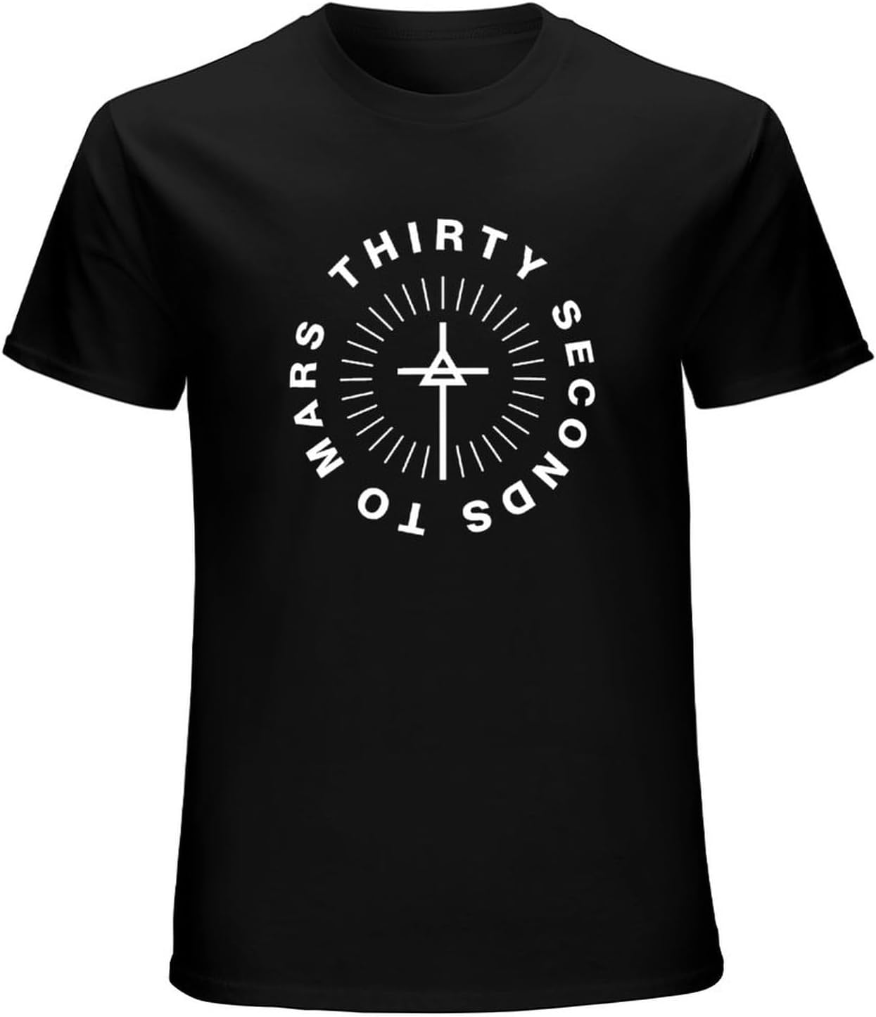 Thirty Seconds to Mars Monolith T-Shirt Mens Unisex Tees XL чёрный