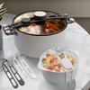 3/4pcs Silicone Slow Cooker Latch Strap Secure Hold Multi-Use Self-Lock Pot Lid Tie Adjustable Elastic Bundling Strap