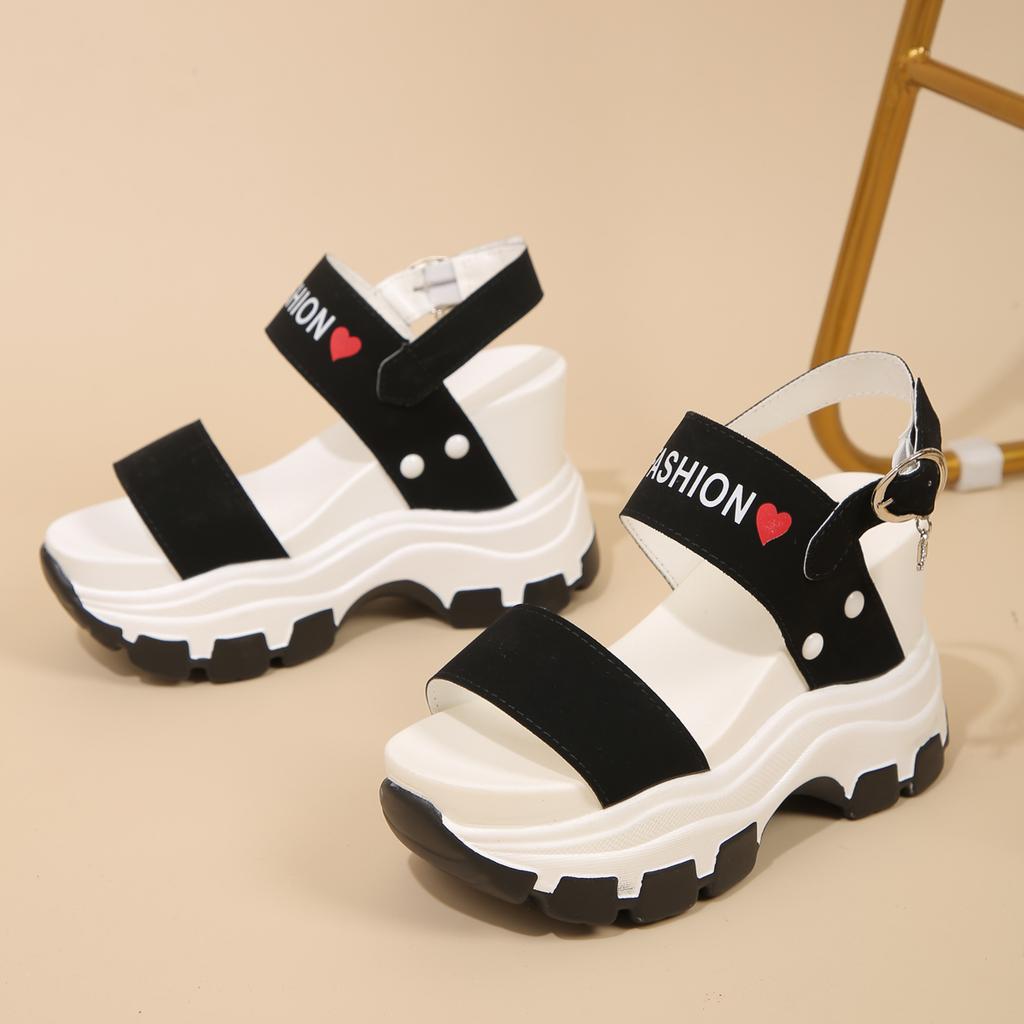 Women Platform Sandals 2025 New Summer Chunky High Heels Sandals Female Beach Wedges Shoes for Women Sandalias De Mujer