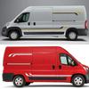 Car Body Side Stickers For Ford Transit Custom Camper Van Motorhome Long Stripes Decoration Graphics Auto Tuning Accessories