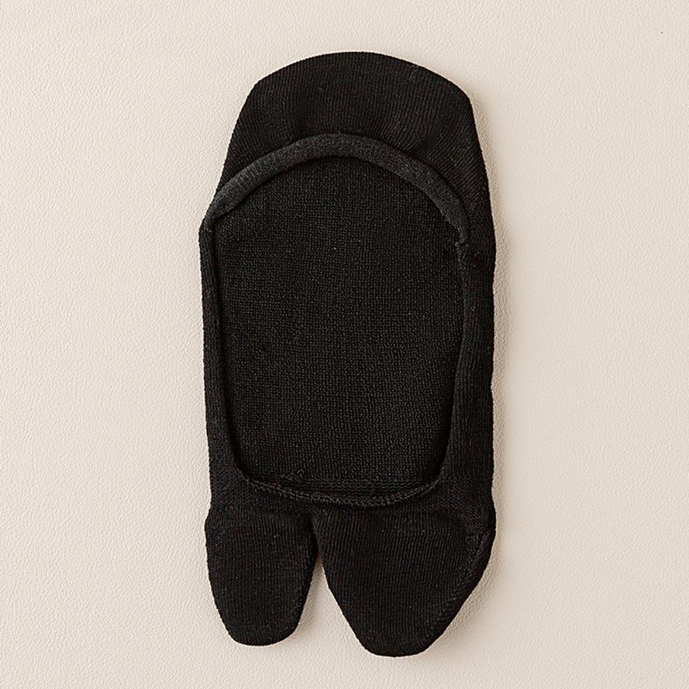 

Cotton Two Toe Socks Breathable Split Toe Socks Trendy Summer Thin Cotton Socks чорний