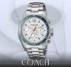 COACH White Dial Watch Quartz Watch Men's Watch