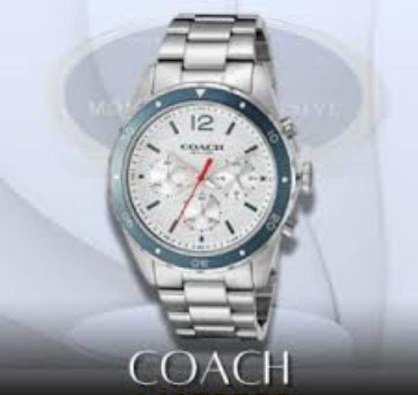 COACH White Dial Watch Quartz Watch Men's Watch