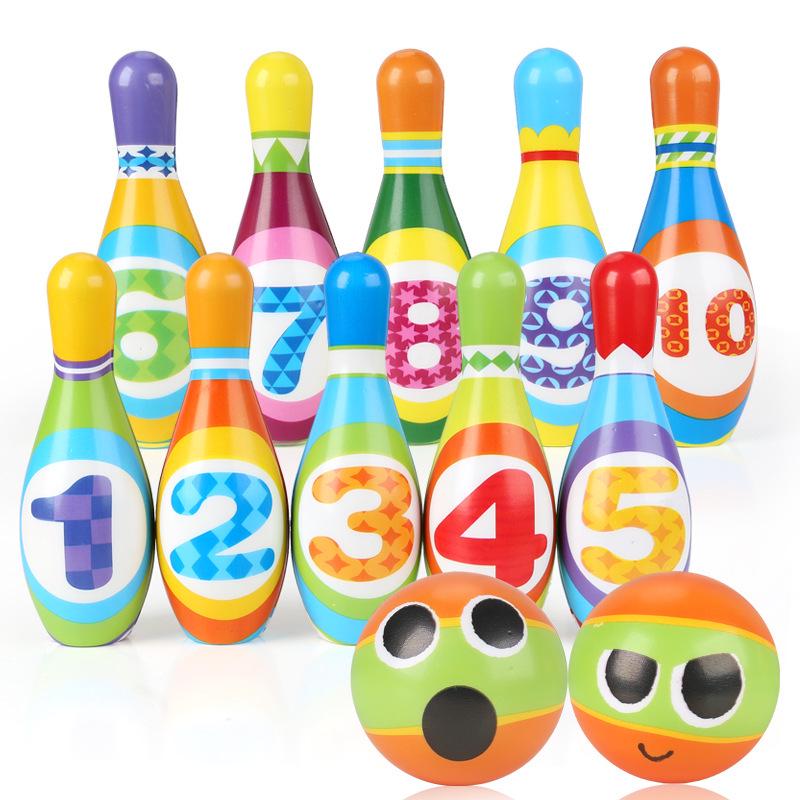 Extra Large Kids' Bowling Set for Ages 3-6: Indoor & Outdoor Parent-Child Game