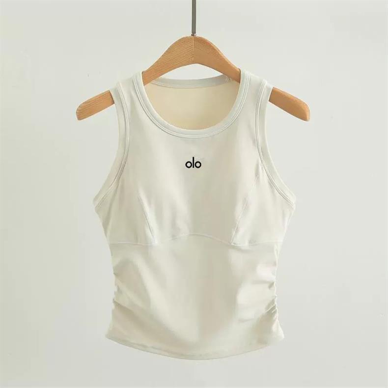 US ALO Yoga Wolkenartige Sportweste mit Brustpolstern für Laufen, Fitness und Yoga