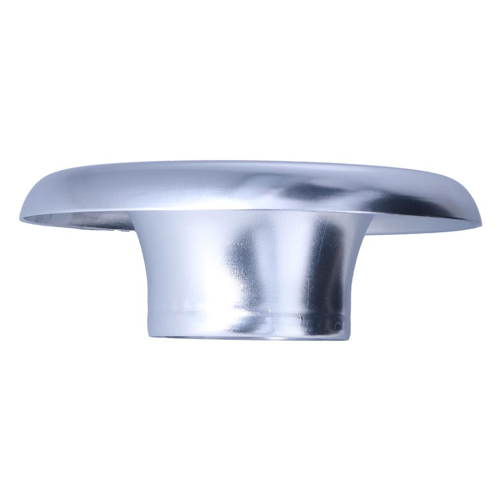 73mm2.9in Car Short Ram Cold Air Intake Turbo Horn Aluminum Velocity Stack AdapterSilver