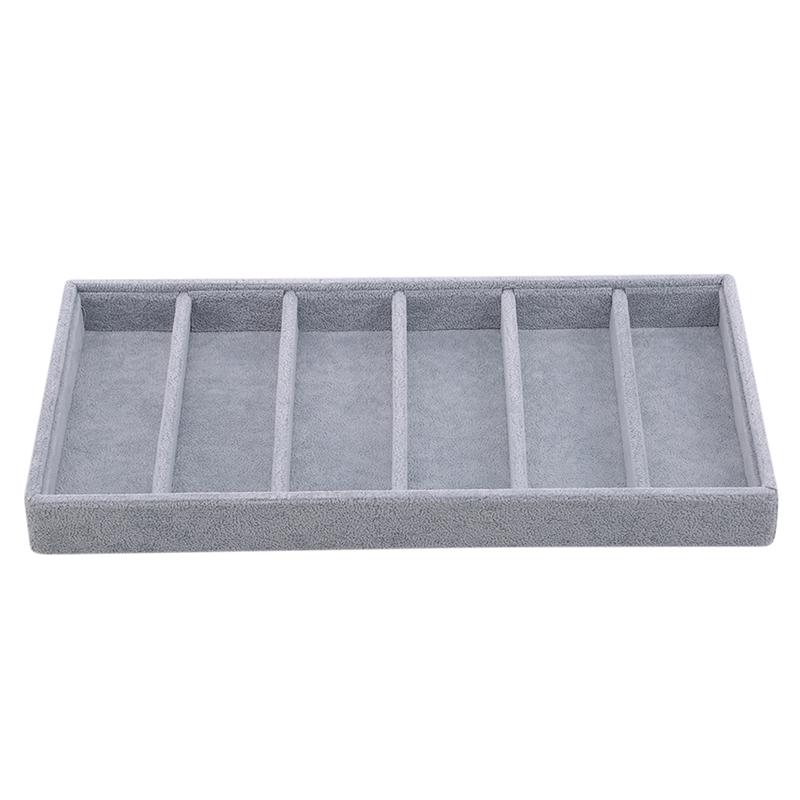 1Pc Sunglasses Organizer Tray Boxs 6 Grids Stackable Glasses Display Case for Women Glasses Jewelry Display Watch