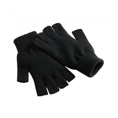 Beechfield Unisex Adult Plain Fingerless Gloves