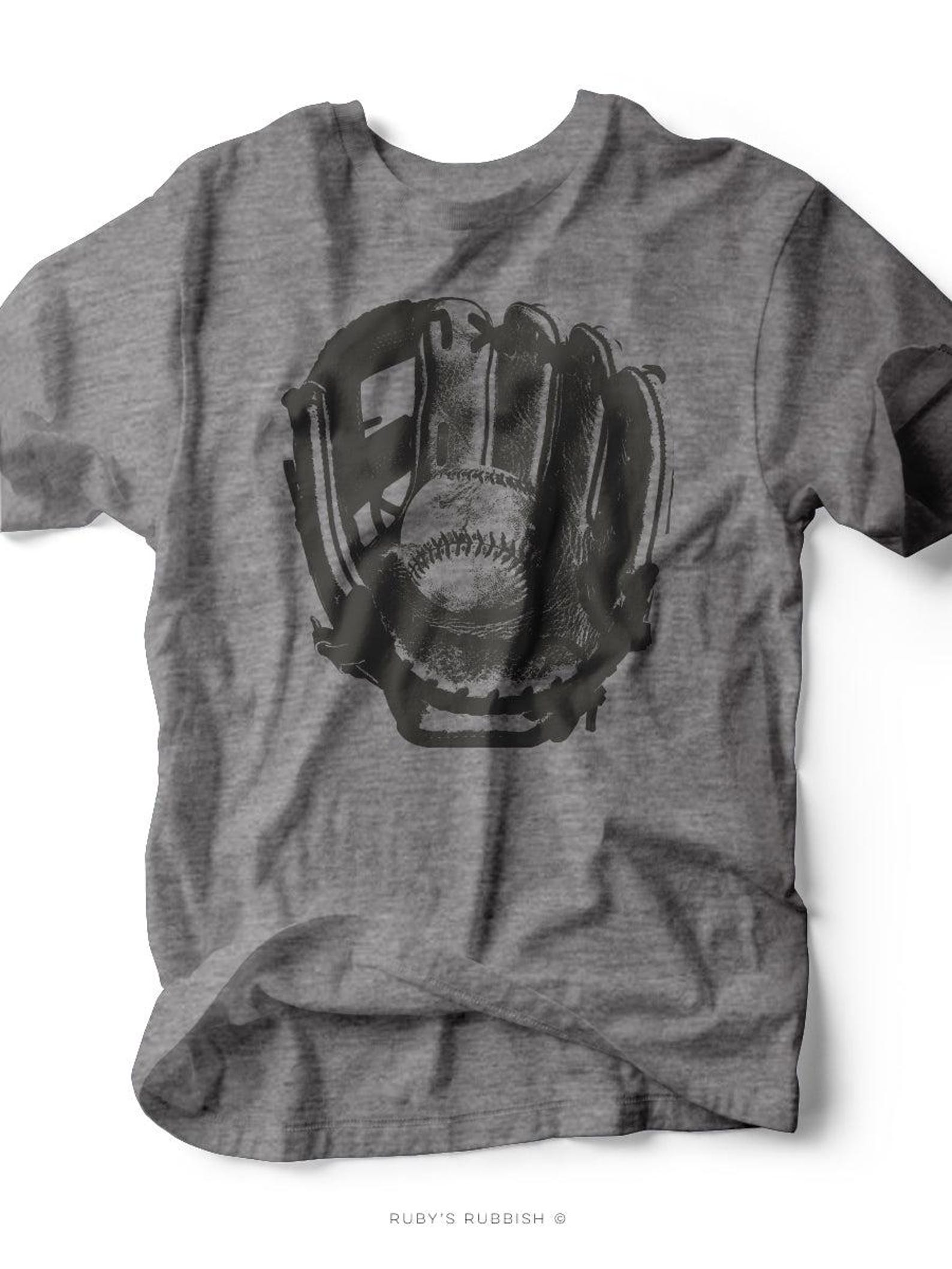 Ball & Glove | Game Day T-Shirt | Ruby s Rubbish® S