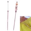 5 Pcs Beads Crochet Hook Set Metal Crochet Needle Handmade Knitting Needle Handmade Crochet Needle for Craft Project