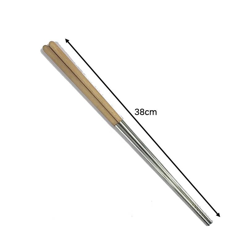 

Wutuo 38cm Beechwood Hotpot Chopsticks
