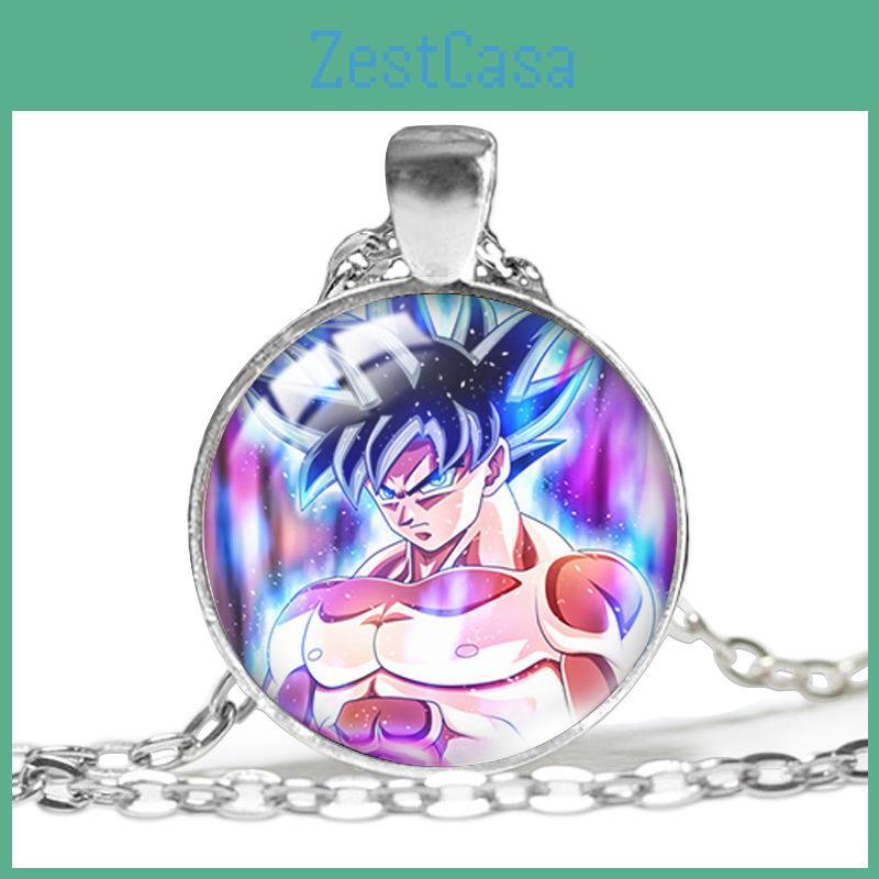 Trendy Seven Dragon Ball Anime Glass Pendant Necklace Perfect For Gift Giving