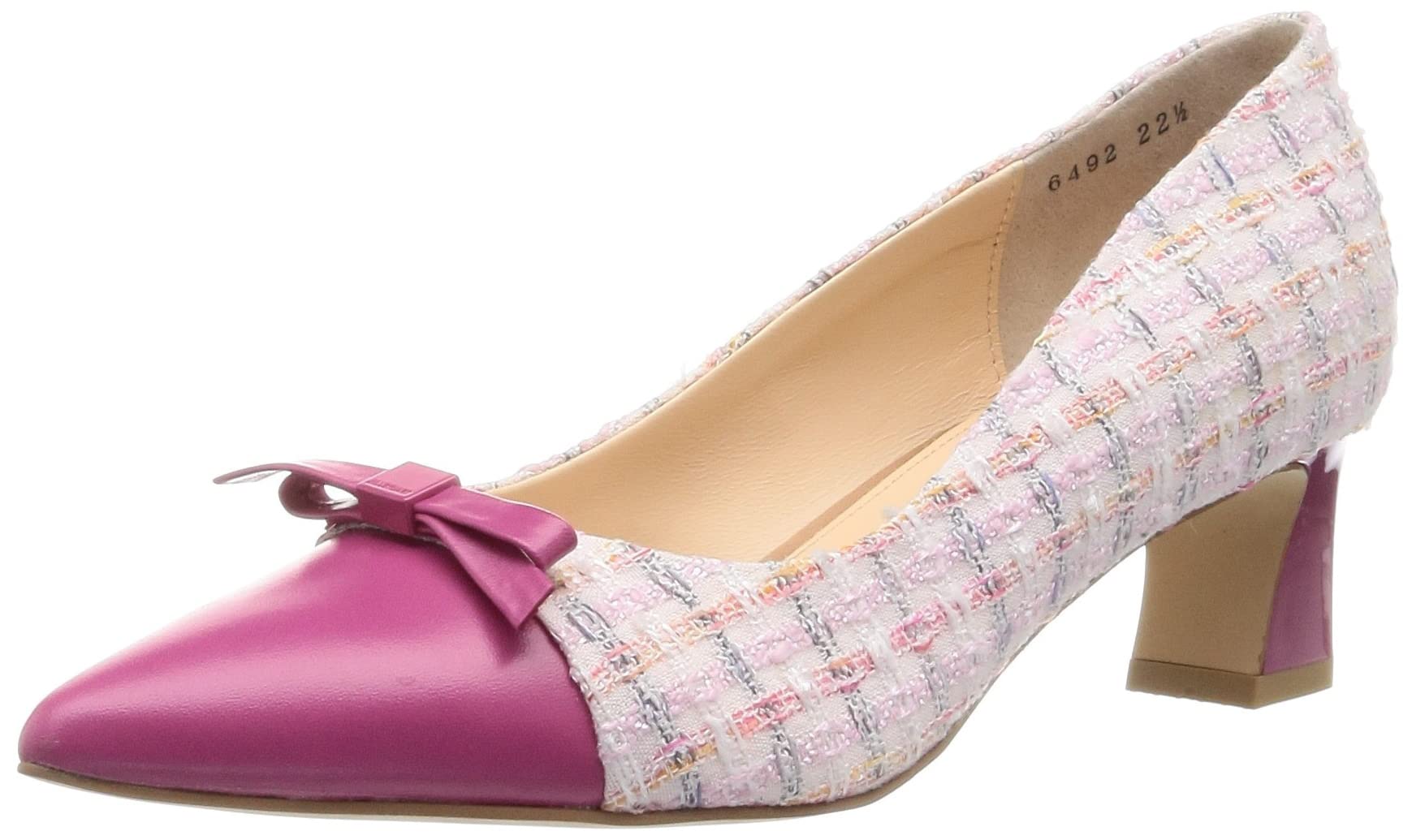 

Туфли-лодочки Stuart Pumps Ribbon Motif с острым носком 6492 P cm E [Jill Shoe] женские 22,5