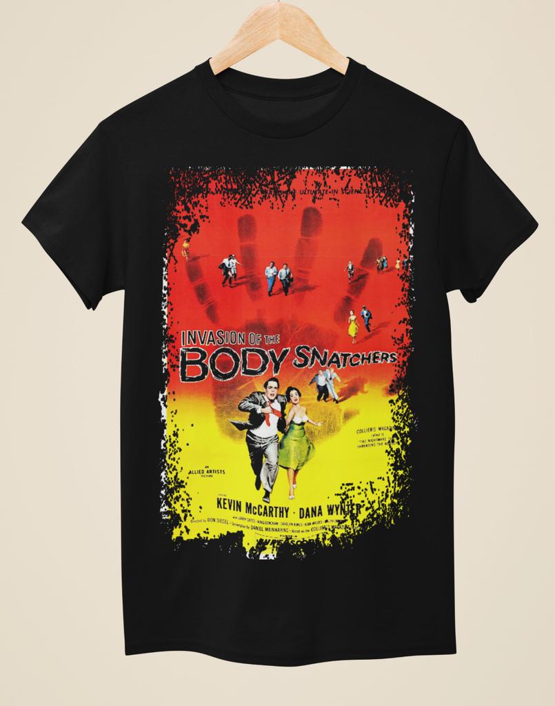 Invasion Of The Body Snatchers Movie Poster Inspired Unisex Black TShirt