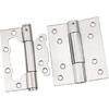 Door HingesButt Door Hinge Spring Door Hinges Invisible Door Closers Automatic Door Closing Concealed Door Hinges Self-Closing 2-4In (Color : 4in)