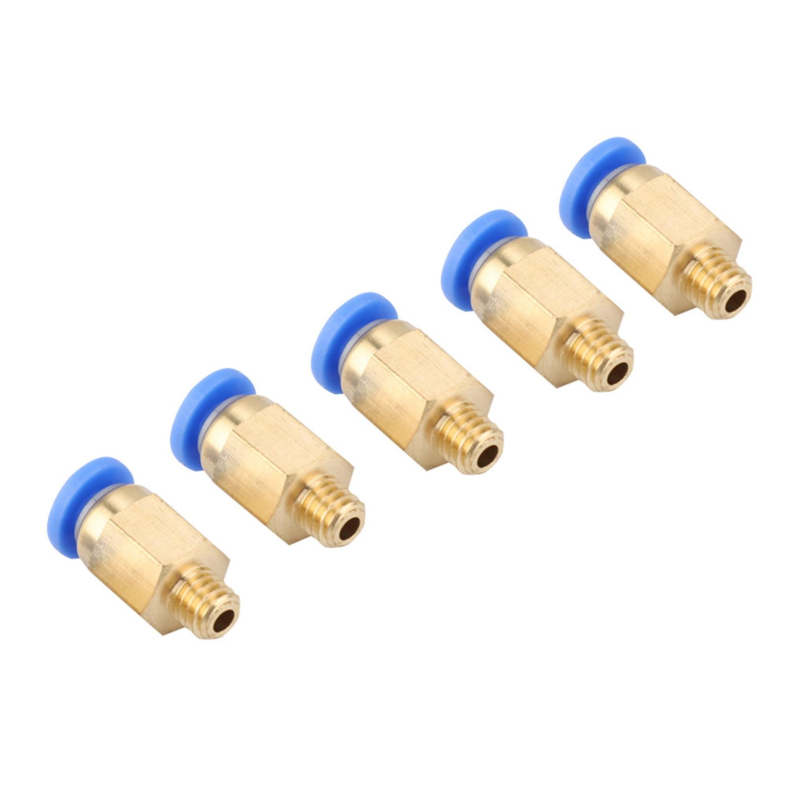 

5PCS 3D Printer Accessories PC4 M6 Straight through Pneumatic Joint Outer Diameter 4MM