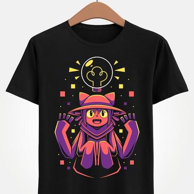 Cat Eyes Tshirt Oneshot Niko Cute Cat Video Game Tshirt Indie Game Gaming Tee