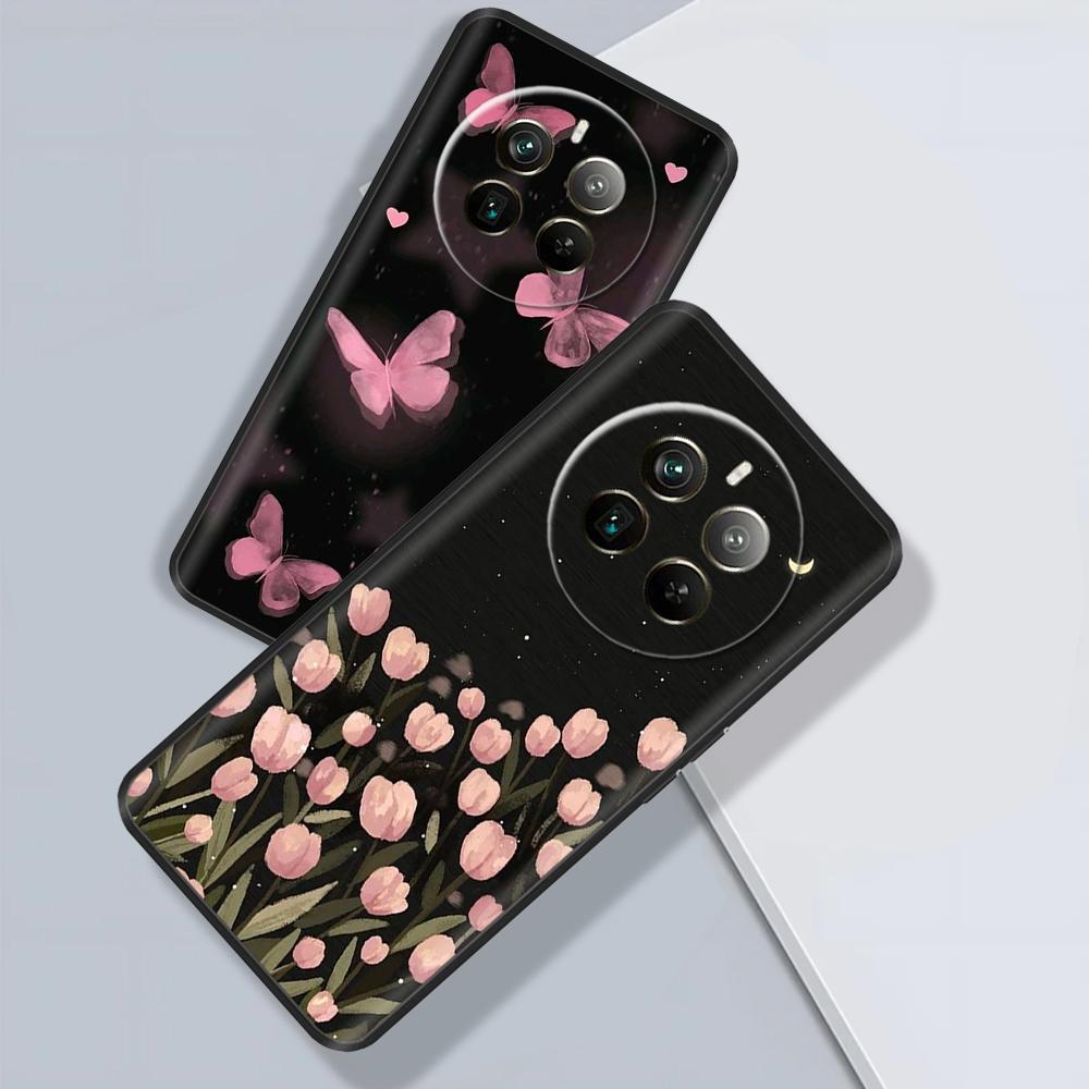 Custodia Cartoon Per Telefono Realme 12 Cover Posteriore In Silicone Liquido Morbido Per Realme 12 Pro Plus 5G Custodie Realme12X
