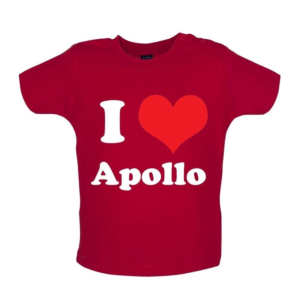 

I Love Apollo - Baby Kids Boys Girls Unisex T-Shirt / Romper - Gladiator TV Game Show Name 110