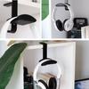 Toolless Adjustable Desk Clamp Headsets Stand For Workspaces Headphone Rack With Secure Grip