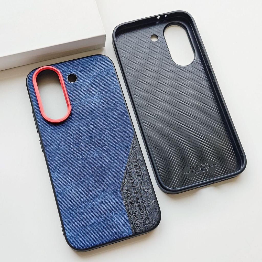 For Xiaomi POCO X8 Pro Max Case Luxury PU Leather Cdenim Patchwork Skin Protective Back Cover Case for POCO X8 Pro Phone Shell