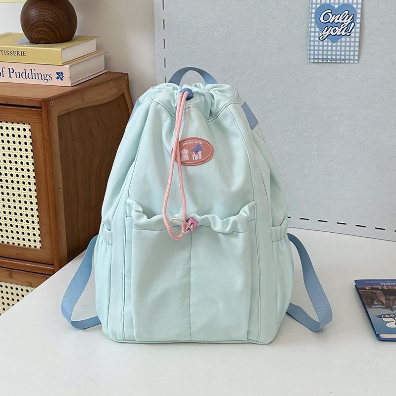 New shoulder bag large capacity casual backpack light sports high sense backpack cross-border schoolbag women's tide