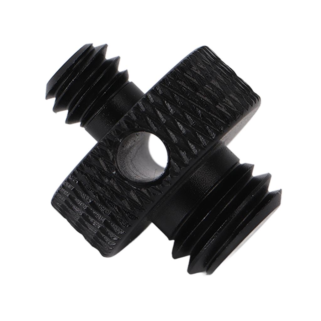 1 4 Inch To 3 8 Inch Male Threaded Screw Mount Adapter for Tripod Camera Cage Ball HeadBlack