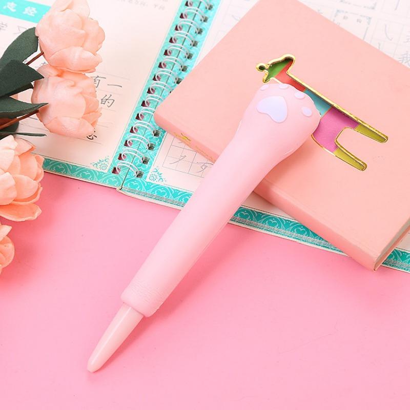 

Гелевые ручки для снятия стресса, мягкие ручки-роллерные ручки с изображением кролика Kawaii, милые канцелярские принадлежности для офиса