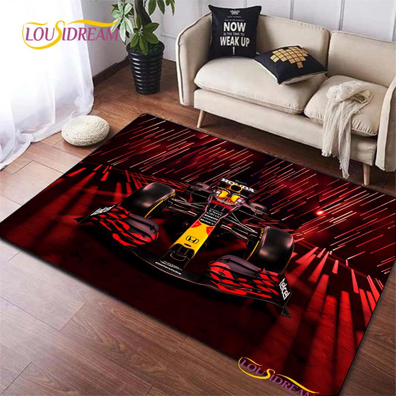 Racing Car Pattern Rug for Bedroom Living Room Carpet for Kitchen Floor Mats Home Decor Alfombra Kid Play Non-Slip Floor Pad Rug