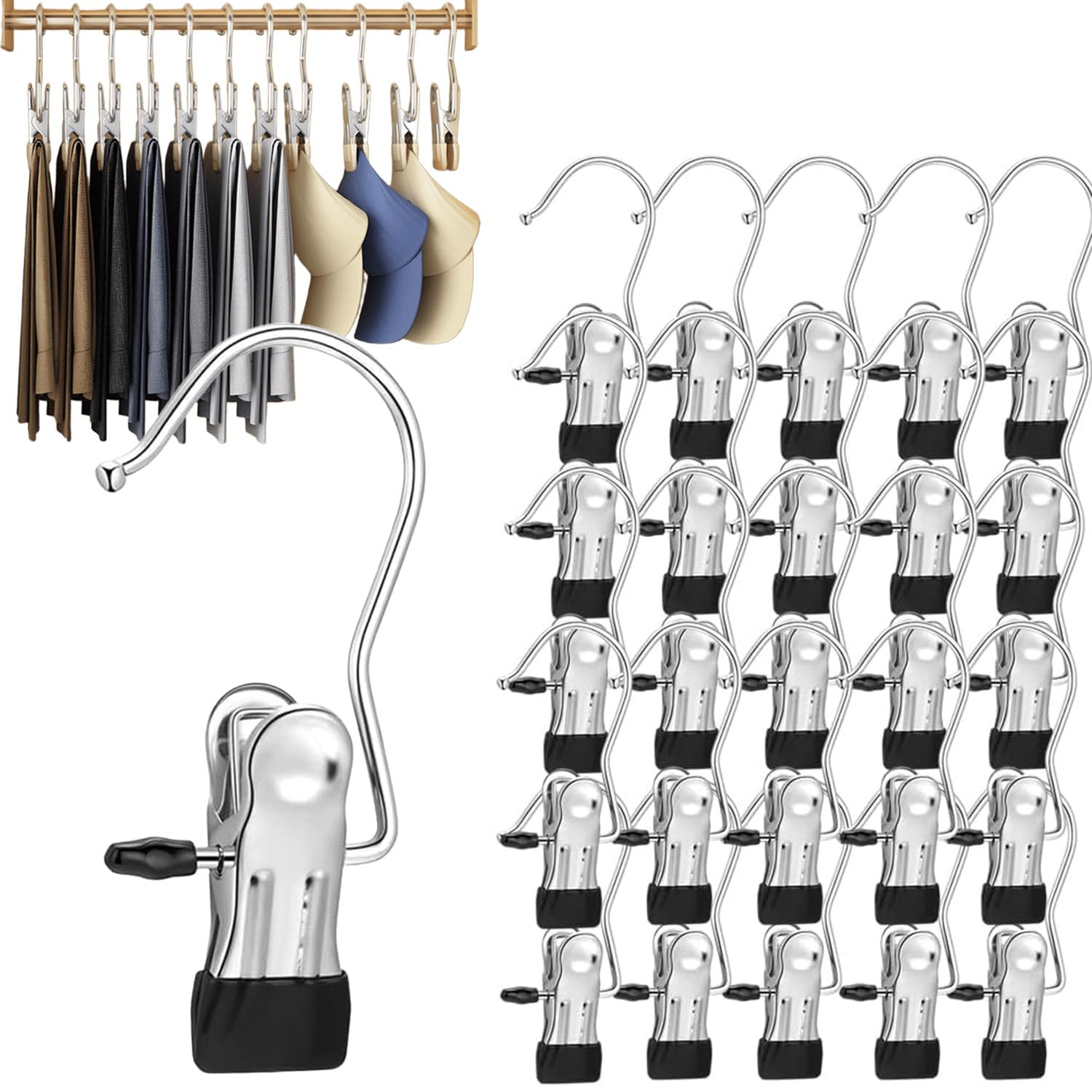 

Набор нержавеющих моноклипов для белья, резиновые, без зажимов для сушки одежды и сушки одежды, ржавчина, принадлежности для стирки, прищепки, сталь, 30, зажимы, прочные, чёрный