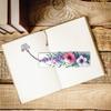 3Pcs Flower Themed DIY Diamond Bookmark Art Projects Diamond Art Bookmark Diamond Painting Art Bookmarks for Reading Enthusiasts