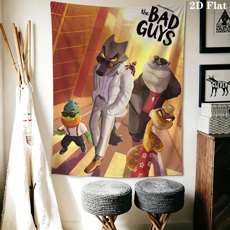 The Bad Guys 2 Wild Adventure Bedding 1 Duvet Cover 2 Pillowcase Without Core Soft And Comfortable Christmas Birthday Gift Bedding Set