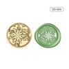 1PC Christmas Series Fire Paint Stamp Head Invitation Envelope Fire Paint Wax Seal Stamp Head Blessings Fire Lacquer Seal Decor