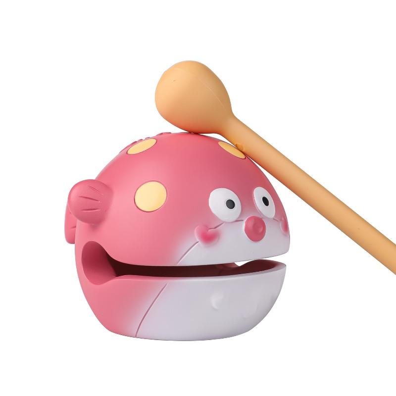 The Cute Wooden Fish Tapping Music, Stress-relieving Toys, Desktop Ornaments, and Funny Percussion Instruments for Students