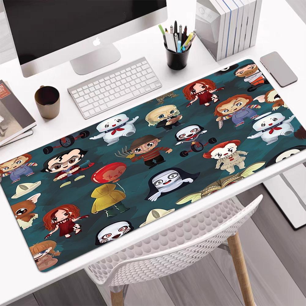 Halloween horror Theme Mouse Pad, Non Slip Rubber Base, Multifunctional Office & Home Decor, Perfect for Workspace Personalization.