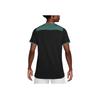 Nike Dri-Fit Tennis Top Solid Color Round Neck Short Sleeve T-Shirt Men Tops Black FD5320-010