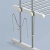 Takubo Industries Extendable Shelf, 2 Tiers, Width 52-91cm, Value Set PP2-90LK