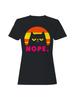 Retro Cat Nope Sunset Design Women's T-shirt