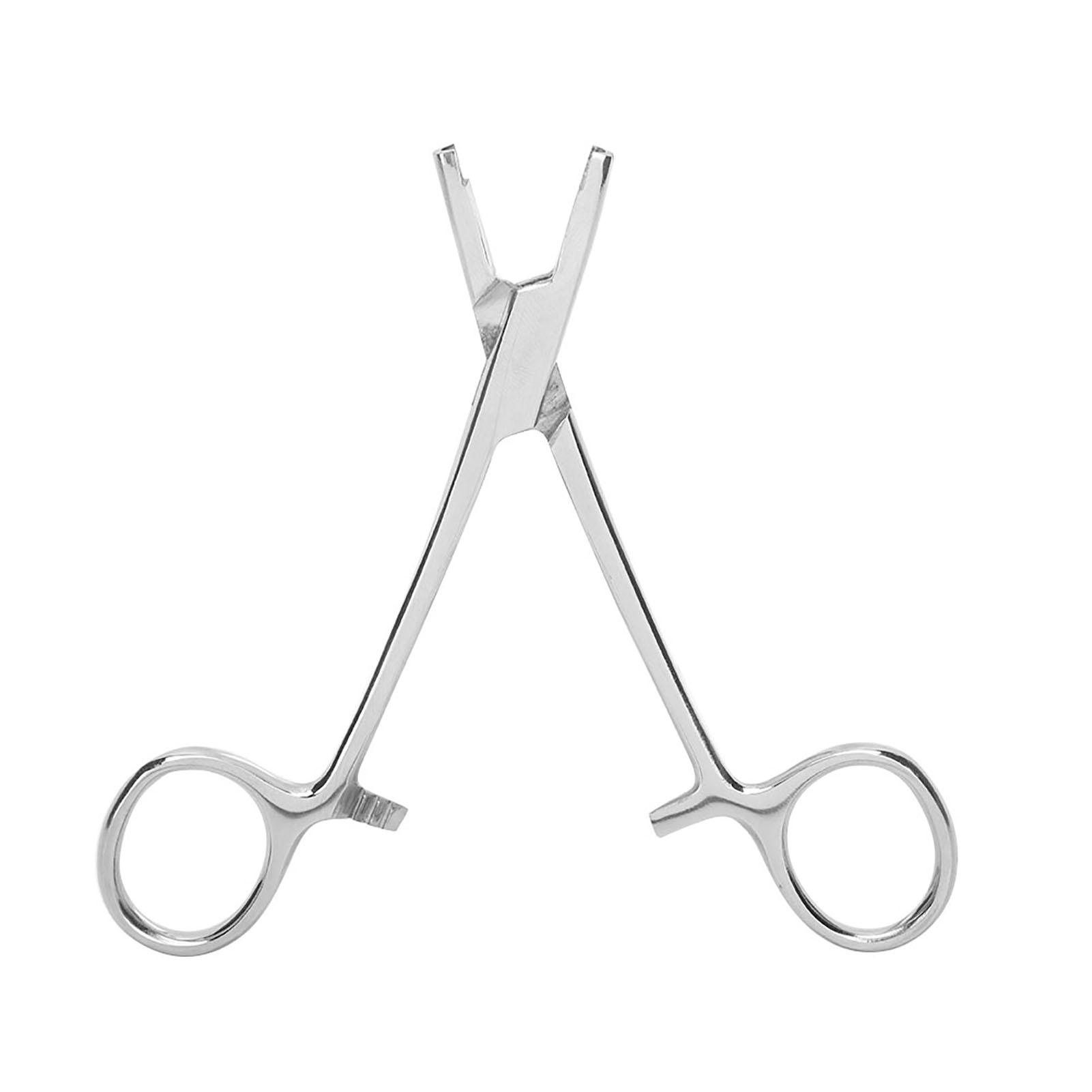 

Плоскогубці для пірсингу тіла з нержавіючої сталі, щипці для пірсингу пупка, носа, вуха 5 мм 5MM