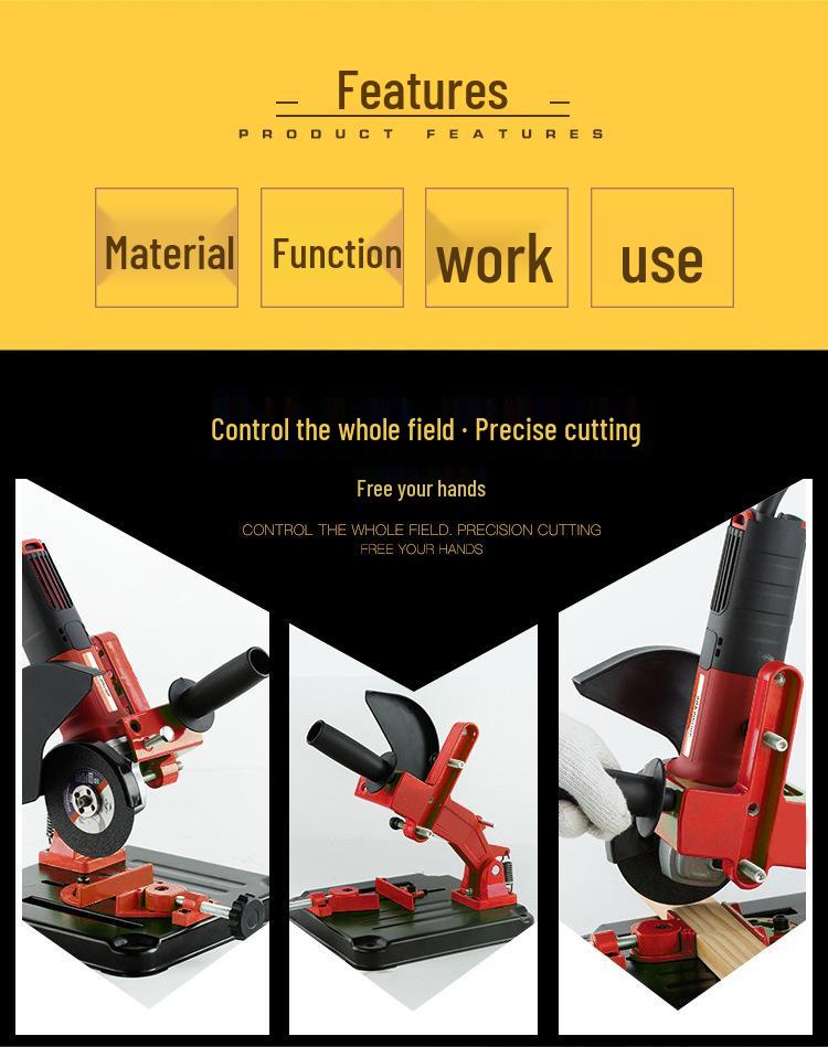 Multi-functional Fixed Angle Grinder Cutting Bracket
